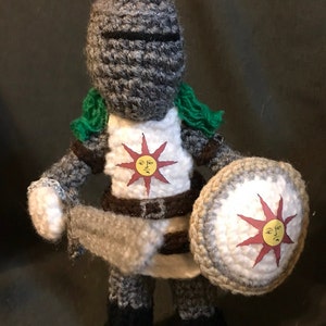 Lil’ Sun Bro - Inspired by Dark Souls Solaire of Astora PDF Downloadable File Crochet Pattern