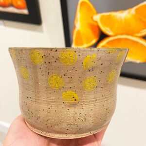 LEMON CERAMIC BOWL