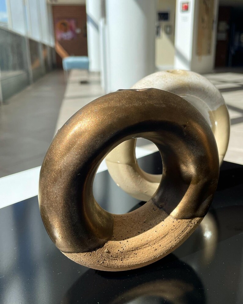 CERAMIC DONUT VASES Etsy