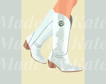 COLORADO STATE | CSU Printable, Wall Art, Instant Download, College and University Decor