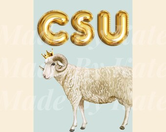 COLORADO STATE | CSU Printable, Wall Art, Instant Download, College and University Decor