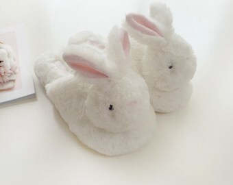 Cute Bunny Non-slip Breathable Cotton Slippers