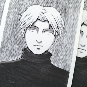 Johan Liebert &quot;Nameless Monster&quot; – Monster Anime & Manga Print | 4x6 Fine Art Print