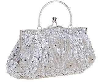 Silver Handbags For Sale 2024 favors