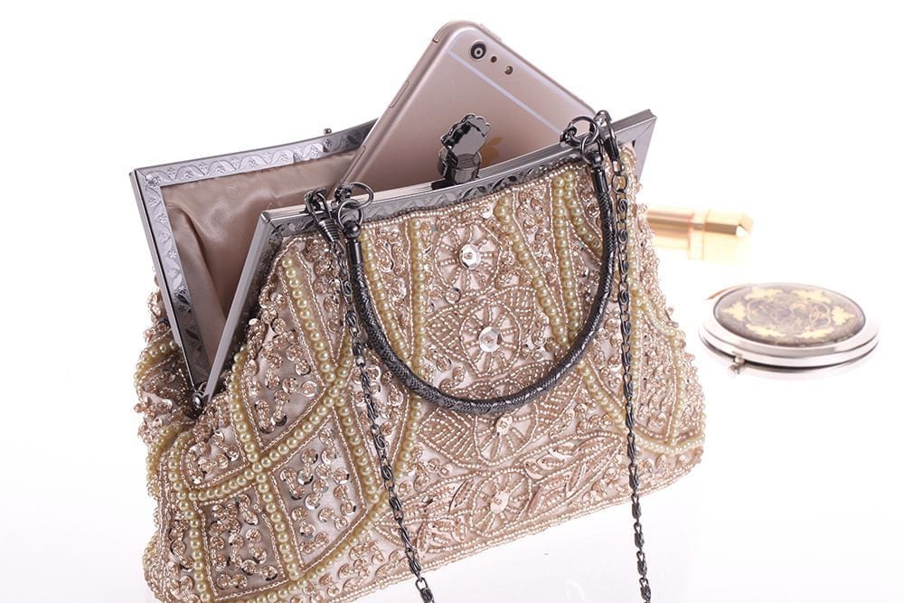 Vivien Leigh Gold wedding clutchbridal clutchbridal purse | Etsy