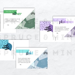 Leaders Rising Bundle (plata, oro, platino) - postales de rango, Young Living