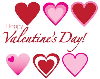 Valentine's hearts clip art