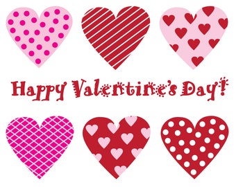 Valentine's hearts clip art
