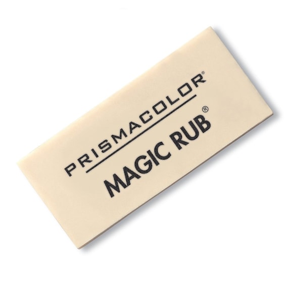 MAGIC RUB Art Eraser Absorbs Graphite, Latex Free, Vinyl Base, Mylar  Drafting Film and Tracing Paper 