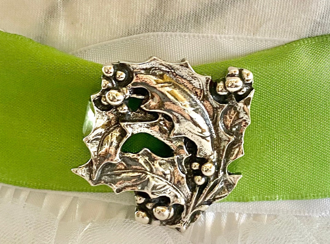 Art Nouveau Buckle holly Bridal Sash/buckle Etsy