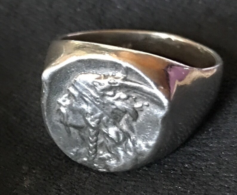 Stunning Custom Men\u2019s Viking ring in sterling silver pre-order