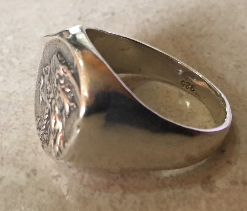 Stunning Custom Men\u2019s Viking ring in sterling silver pre-order
