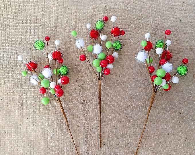 Christmas picks and sprays christmas sprays and picks Etsy