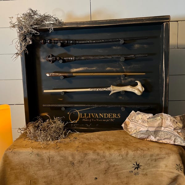Custom Wand Collector Display Case