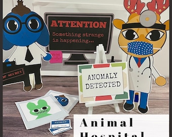 Roblox Animal Hospital Elf Props, Christmas Digital Download