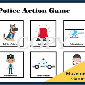 Cops and Robbers Quiet Book, Educational Busy Book, Learning Activities and Games, Printable Downloadable Instant Homeschool Pack image 7