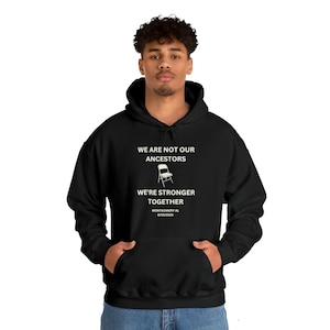 Unisex, zwaar gemengd, sweatshirt met capuchon, sarcastische hoodie, Montgomery-vechtpartij, kerkstoel, vechtpartij Alabama, bootvechtpartij, virale hoodie