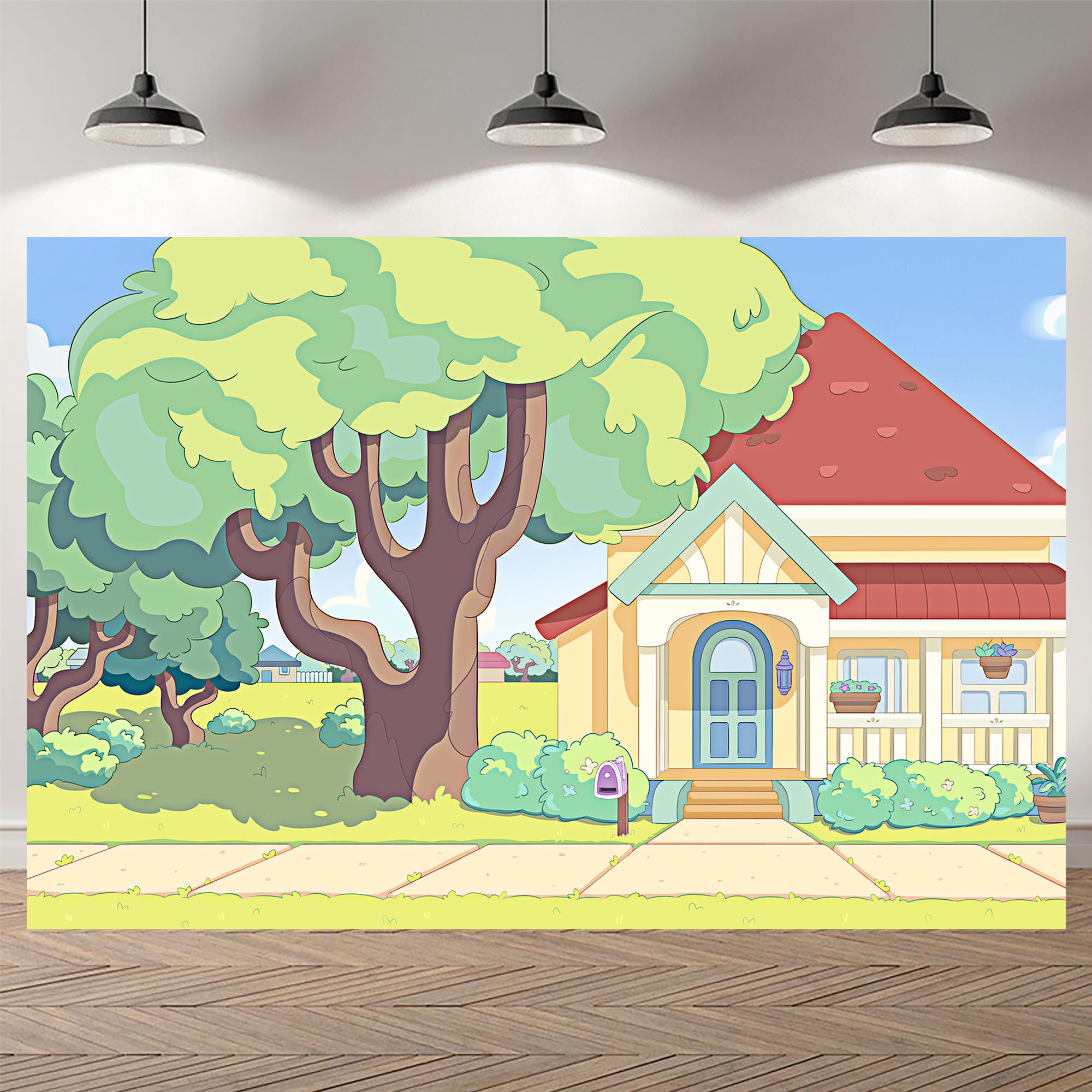 Custom Backdrop – Choose vinyl or polyester, personalized design.