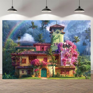 Encanto cenário de aniversário para chá de bebê, fotografia, meninos, família isabel, fundo personalizado, vinil, estúdio fotográfico, banner