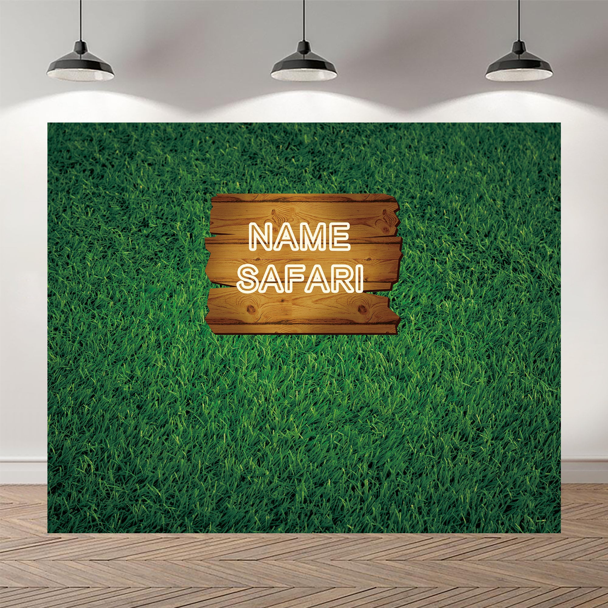Safari Baby Shower Backdrop First Birthday Photography Grass Wall Custom Party Background Vinyl Photo Studio Banner