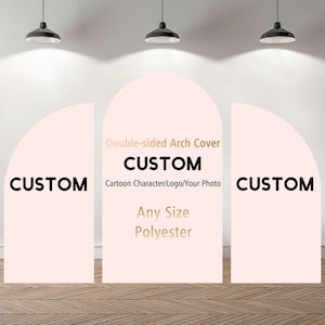 Fondo fotográfico con portada de arco de doble cara personalizado, fondo fotográfico con patrón personalizado, fondo para bodas, eventos y fiestas