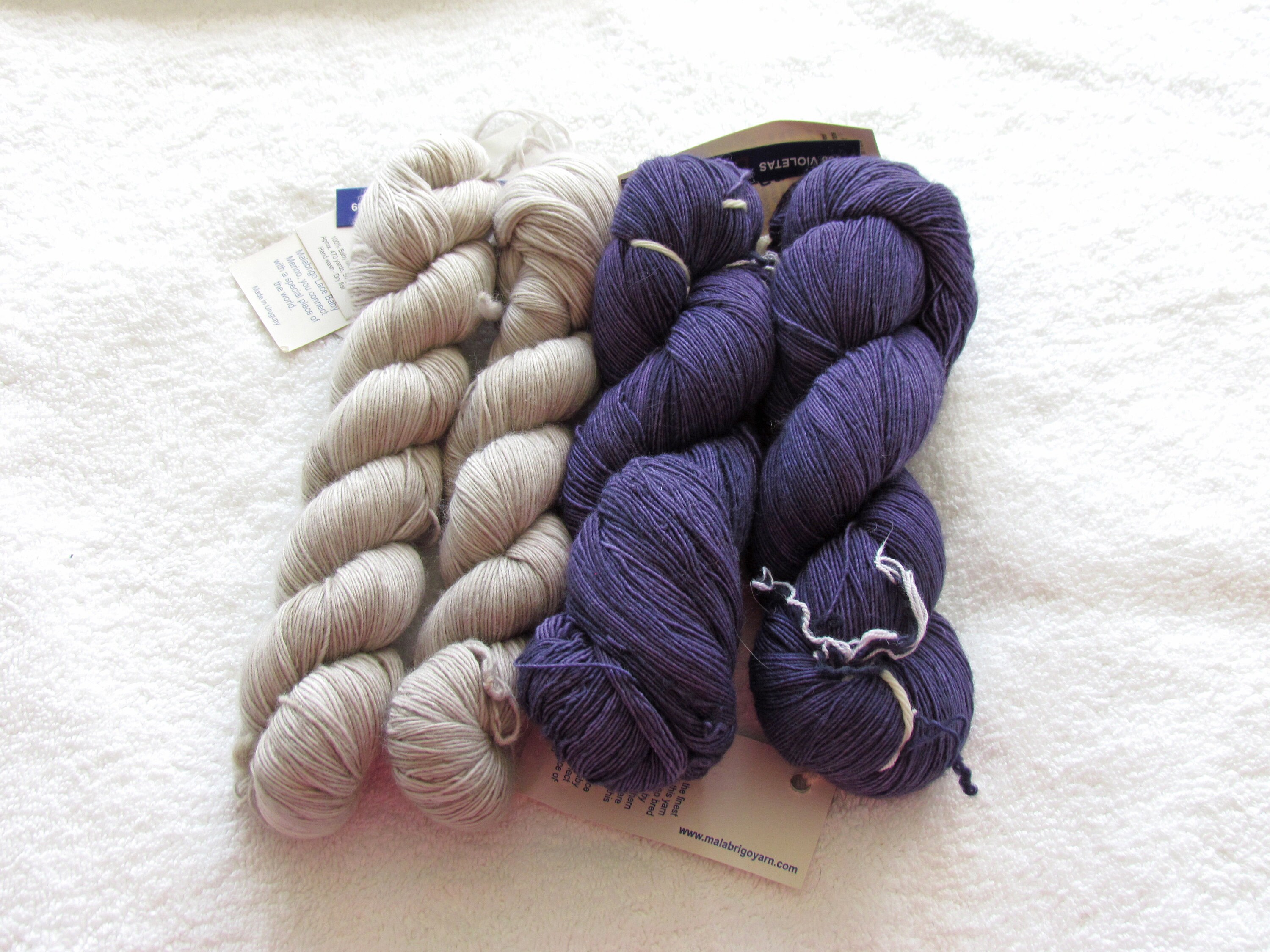 Violet Yarnart Mercerized Cotton Yarn for Knitting Crochet Yarn