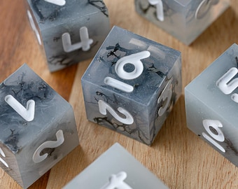 Wraithwood || Handmade d6 Resin Dice || Set of 6