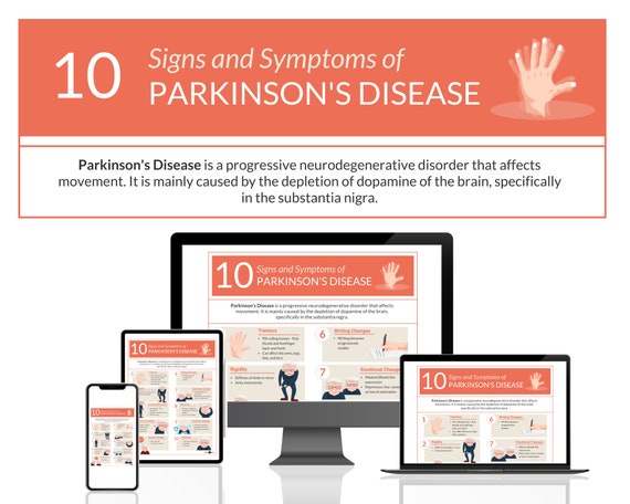 Signs of Parkinsons Disease Print DIGITAL DOWNLOAD - Etsy Australia