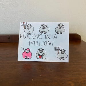 Pintada a mano por una niña de 13 años. Una tarjeta para cualquier ocasión para esa persona especial en tu vida.