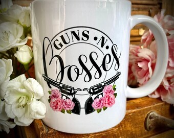 Ceramic Mug Cup Cup "Guns n Bosses"