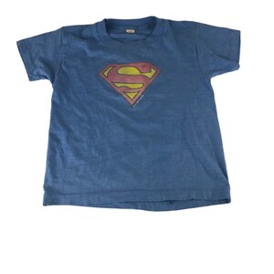 Vintage 1976 Underoos Toddler DC Comics Superman  T-shirt Size M(6-8)