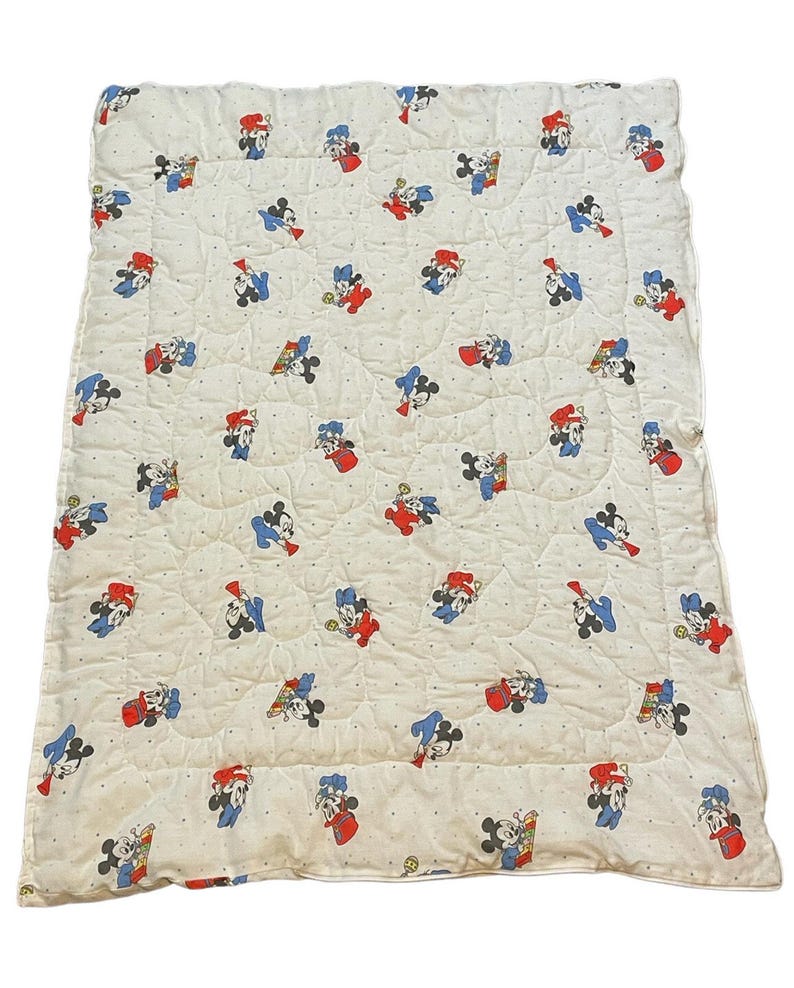 Housse de protection zippée pour bébé Mickey Mouse vintage Disney image 1