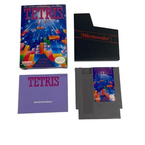 Tetris (Nintendo Entertainment System, 1989) Complete With Box And Manual Tested
