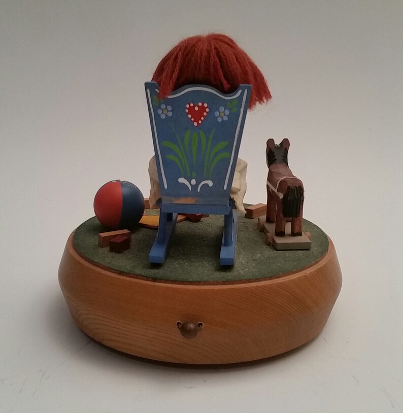 Vintage 1971 Raggedy Ann music box The BobbsMerrill Co.INC. Etsy