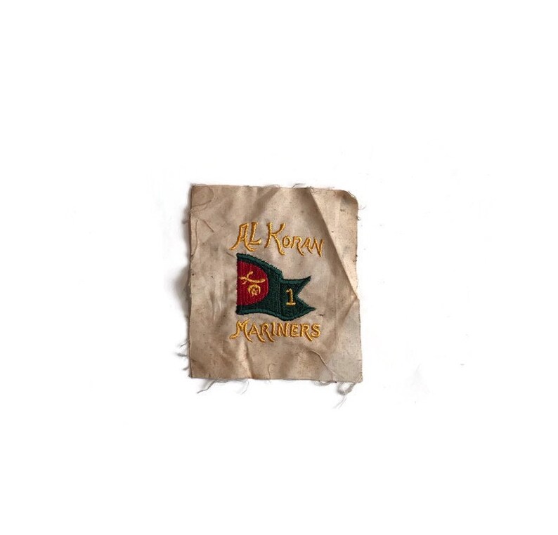 Vintage Al Koran Mariners Cleveland Yacht Club Patch
