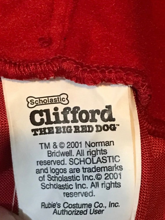 Vintage 2001 Rubies Clifford The Big Red Dog Todd… - image 5