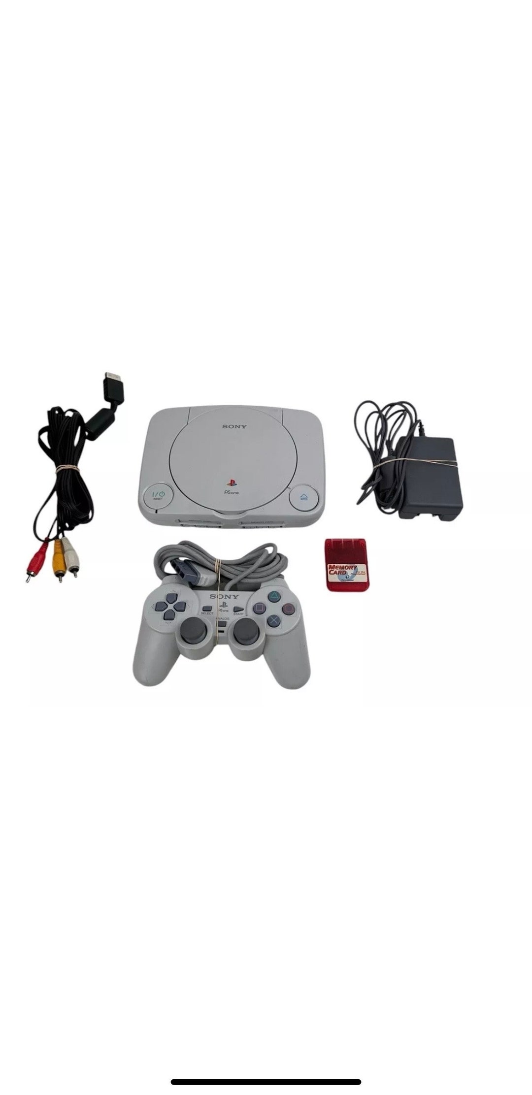 Official Sony Playstation 1 PS1 Slim Psone Console With Controller ...