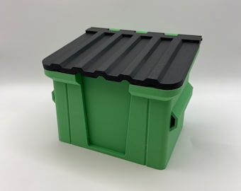 The DUMPSTER Box and Trays - Magic the Gathering EDH Commander 3D Printed Magnetic Deck Box and Tray