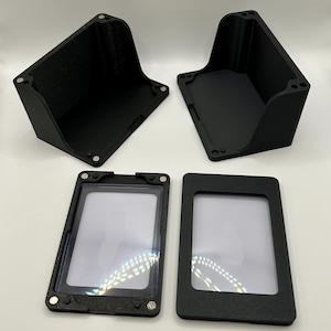 Die AKTUALISIERTE Top-Loader-Partnerbox und Tabletts - Magic the Gathering EDH Kommandant - Pokémon - Yu-Gi-Oh - 3D-gedruckte magnetische Deck Box