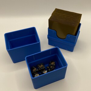 The Buddy Deck Box - Magic the Gathering - Pokémon - Yu-gi-oh - Deck Box imprimé en 3D avec compartiment pour les dés