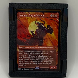 Toppladdat hårt fodral SLIM - Magic the Gathering - EDH Commander - Pokémon - Yu-gi-oh - 3D-utskrivet