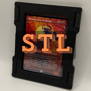 Archivos de impresión STL 3D para: El estuche rígido Top Loader - Magic the Gathering - EDH Commander - Pokémon - Yu-gi-oh - Impreso en 3D