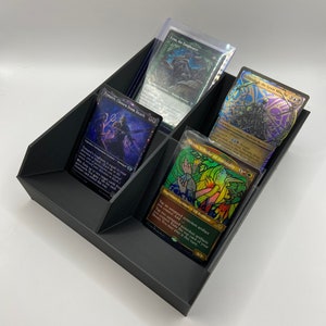 Houder voor kaart/bovenlader in vitrinestijl 2 x 2 - Magic the Gathering - Pokemon - Yu-gi-oh - TCG