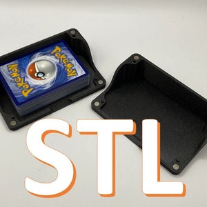 Fichier d'impression 3D 3D pour : la boîte et les plateaux OG et version avec fenêtre - Cartes Pokémon, boîte et plateau magnétiques imprimés en 3D
