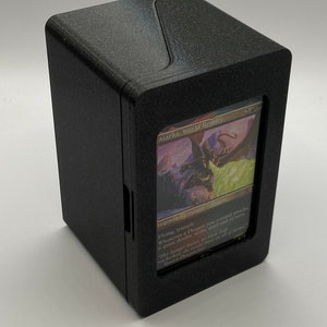 Caixa e bandejas EDH limpas - Magic the Gathering EDH Commander - Pokémon - Yu-gi-oh - Caixa e bandeja de baralho magnéticas impressas em 3D