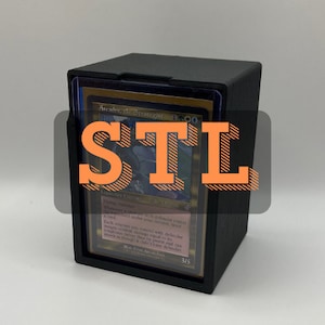 File di stampa STL 3D per: La semplice scatola con caricamento dall'alto - Magic the Gathering EDH Commander - Pokémon - Carte collezionabili - Yu-gi-oh