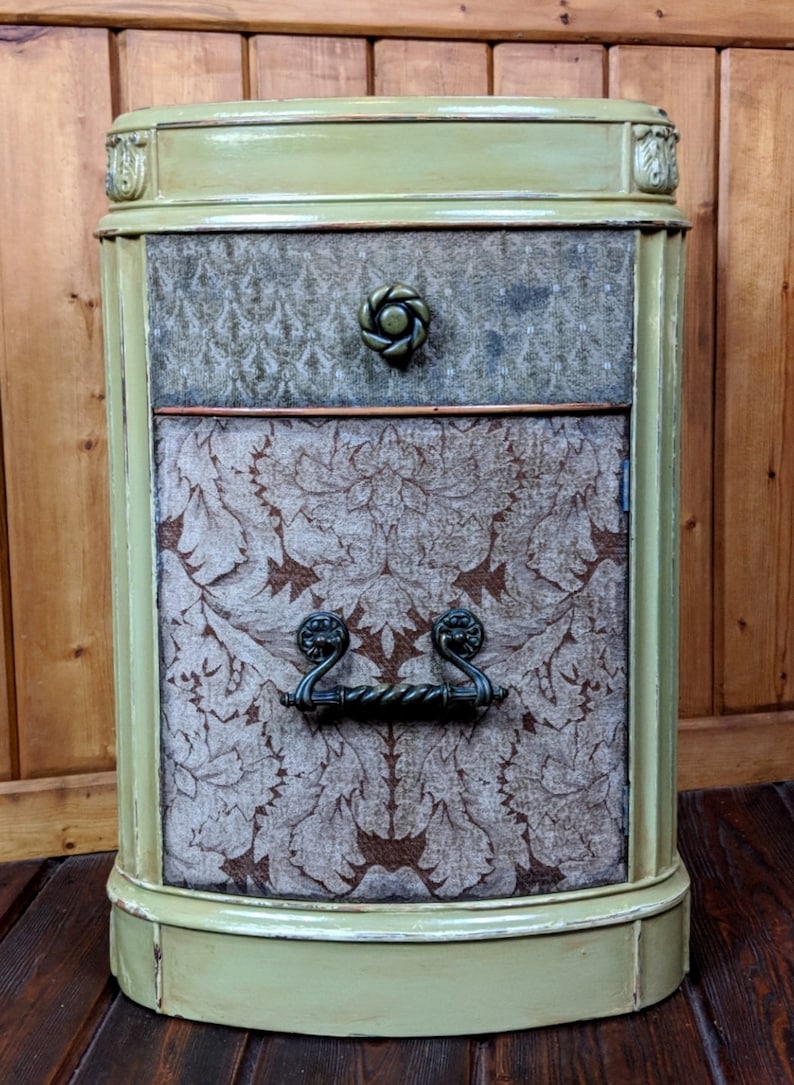 Art Deco Boho Bedside Table End Table Shabby Chic Dresser Eclectic