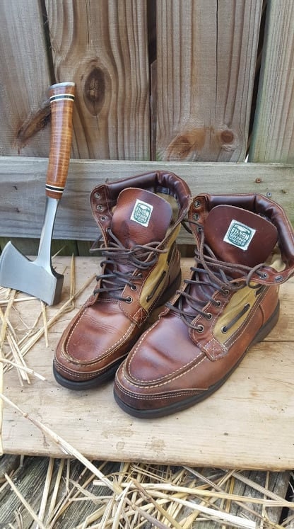 Rare Filson X Sebago Tin Cloth / Genuine Osmore Leather Boots. Mens 8  Preowned Great Shape. Vibram Sole. - Etsy