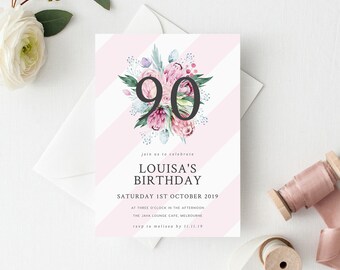 protea invite etsy