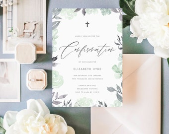 confirmation invite etsy